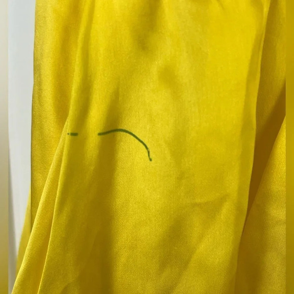 Halston Heritage 100% Silk Citron Yellow Dress Size 6 New With Tag - Picture 5 of 10